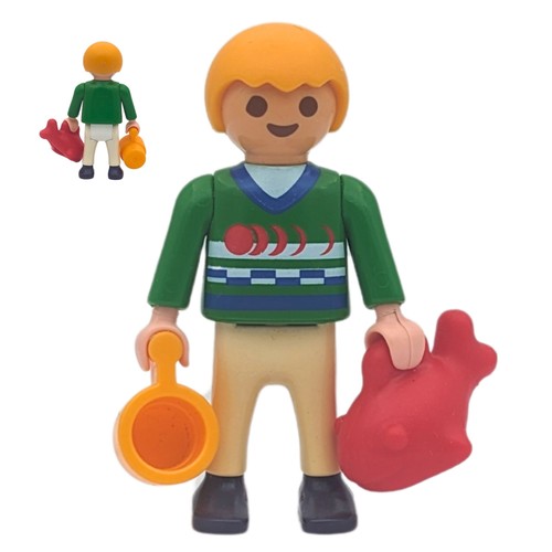 Playmobil figura bambino verde