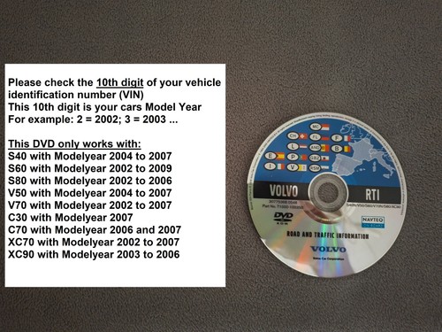 Dvd navigazione volvo rti - dvd,