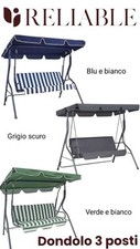 Dondolo A 3 Posti Larghezza 170cm Altezza 153cm Profondità 153cm