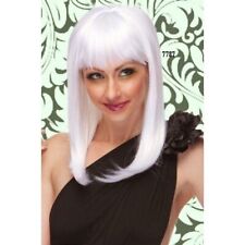 Parrucca da Donna Capelli  Caschetto Platino Bianchi Travestimento Uomo