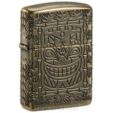 ZIPPO ACCENDINO TIKI DESIGN MULTICUT ARMOR 46314 ZIPPO ORIGINAL USA