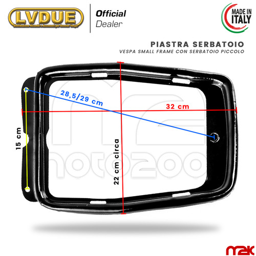 Piastra porta pacchi - piastra,