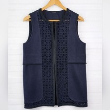 Gilet Elie Tahari blu notte