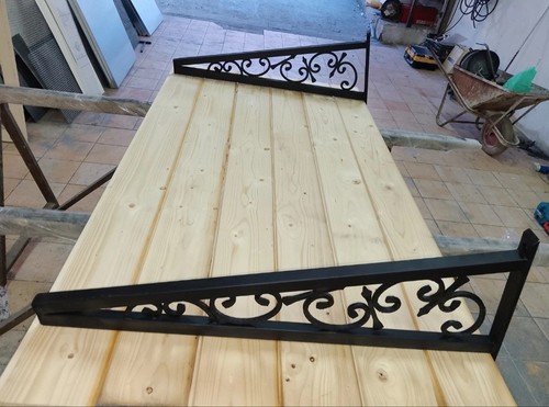 Pensilina esterno legno - da,