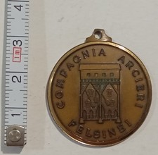 BOLOGNA MEDAGLIA COMPAGNIA ARCIERI FELSINEA 1977 .V. TROFEO VEDI..