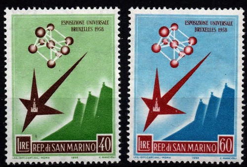 San marino 1958 478 479 - san,