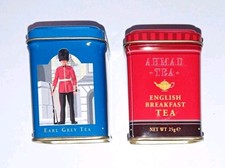 Contenitore Latta London Tea Scatola  Vintage Barattolo Vuoto 