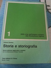 Antonio Desideri Storia e storiografia vol.1 Casa editrice d'Anna