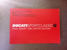 Libretto Uso E manutenzione Ducati Paul Smart, Italiano, Francese, Inglese, Ted.