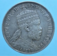 ETIOPIA MENELIK II 1/2 BIRR