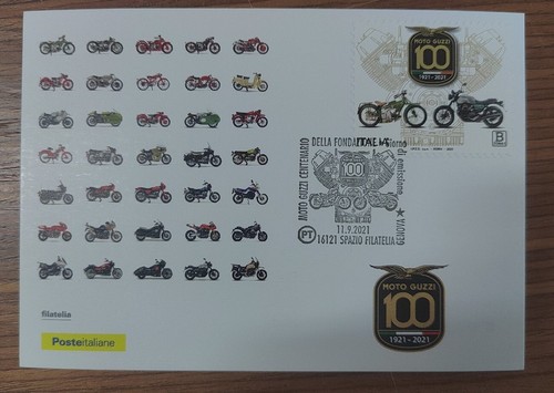 Cartolina postale moto guzzi - cartolina,