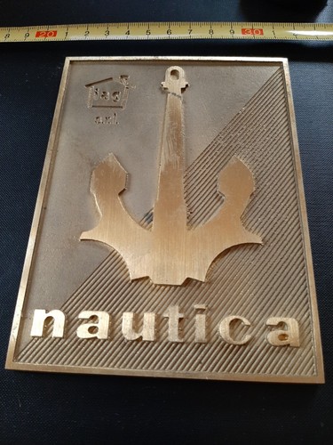 Placca targa bronzo nautica - bronzo,