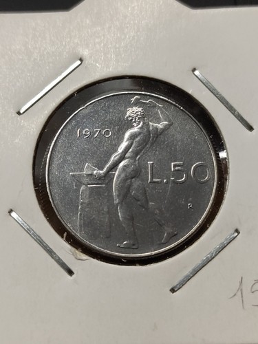 N154 moneta italia lire - italia,