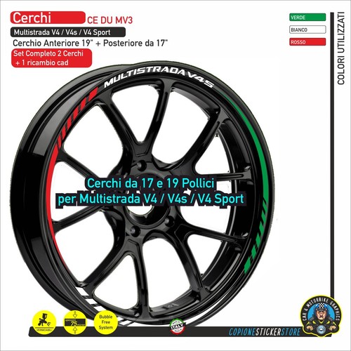 Strisce adesivi cerchi ducati - cerchi,