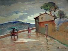 Dipinto Olio su Tavoletta