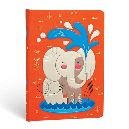 Baby elephant lined hardcover - lined,
