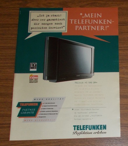 Rara pubblicità telefunken - rara,