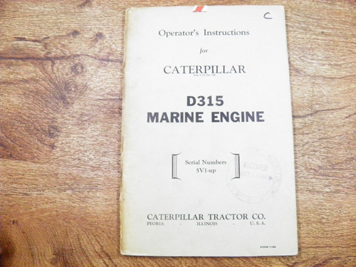 Cat caterpillar d315 marine - d315,