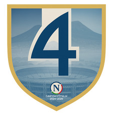 SCUDETTO NAPOLI 4 SCUDETTO IN