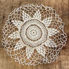 Vintage Ivory Hand Crocheted