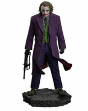 Batman The Dark Knight JOKER Heath Ledger 1/6 Figure Hot Toys Sideshow DX32 RARE