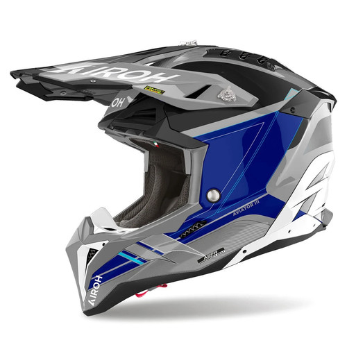 Casco airoh av3sa18 aviator - casco, 3