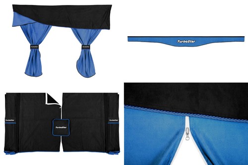 Set tende cabina - set, nero