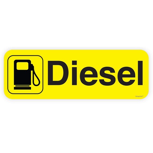 Adesivo diesel tipo carburante - adesivo,
