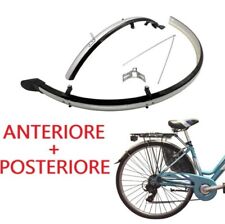 Coppia Parafanghi per BICICLETTA Misura 28" in Policarbonato + Aste Regolabili