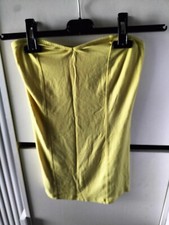 Top giallo senza maniche tezenis