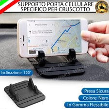 SUPPORTO IN GOMMA PORTA CELLULARE SMARTPHONE PORTACELLULARE PER CRUSCOTTO