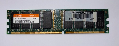 Memoria ram 512mb - hynix, ddr1