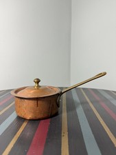 Vintage copper cooking pot - copper,