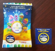 bustina pasta modellabile HEY CLAY ALIENI CONAD sigillata + bollibro 2021