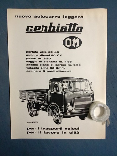 Rara pubblicita autocarro - rara, pubblicita’