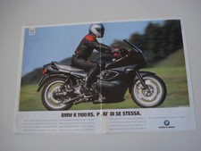 advertising Pubblicità 1996 MOTO BMW K 1100 K1100 RS