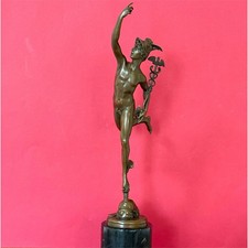 Scultura Mercurio Bronzo