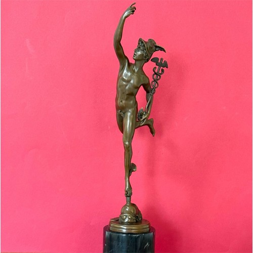 Scultura mercurio bronzo - mercurio,