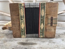 Antica fisarmonica Castelfidardo Italia primissima rara scatola originale da collezione