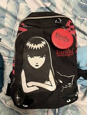 Zaino Emily The Strange 2011 Backpack Scuola Cosmic Dark Gotico Gothic Emo