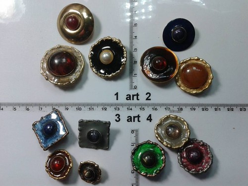 Lotto bottoni gioiello - 1,