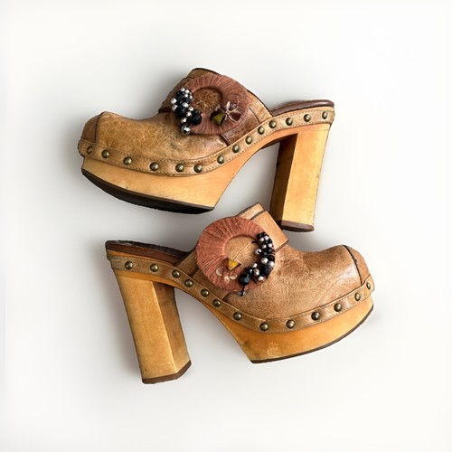 Zoccoli scarpe vintage due