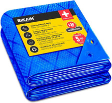 - Telo Impermeabile Esterno - 3X5 Metri - 70G/M2 Rinforzato - Occhielli Antistra