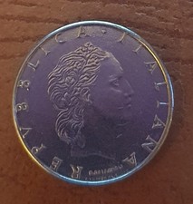 Moneta 50 Lire Piccola 1990