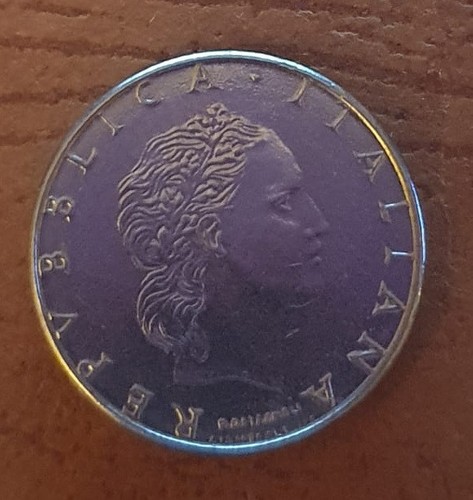 Moneta lire piccola - moneta, 1990