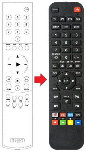 Telecomando adatto per - , rega