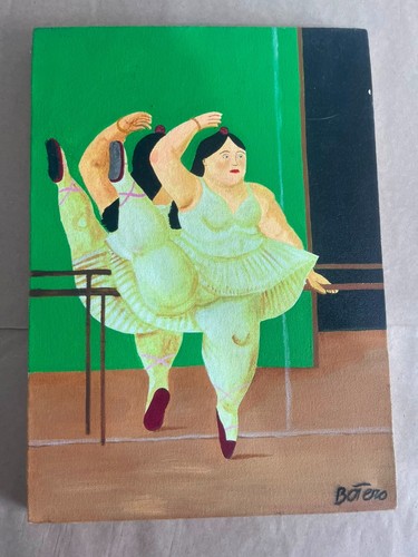 Botero quadro olio tela - botero,