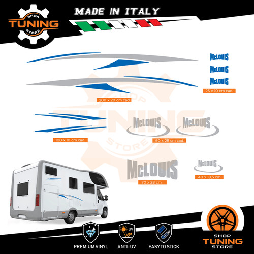Kit adesivi camper mclouis - adesivi,