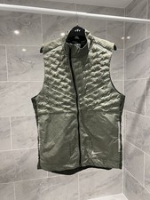 Gilet Nike Uomo Aeroloft Running Gilet Riflettente - Large - Grigio/Cachi