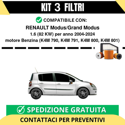 Kit filtri tagliando - kit,
